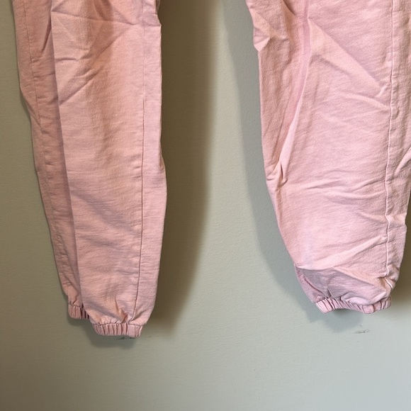 MADEWELL Pant Saunter Sweatpants Pink Terry Cloth Drawstring Sz XS - Picture 6 of 11